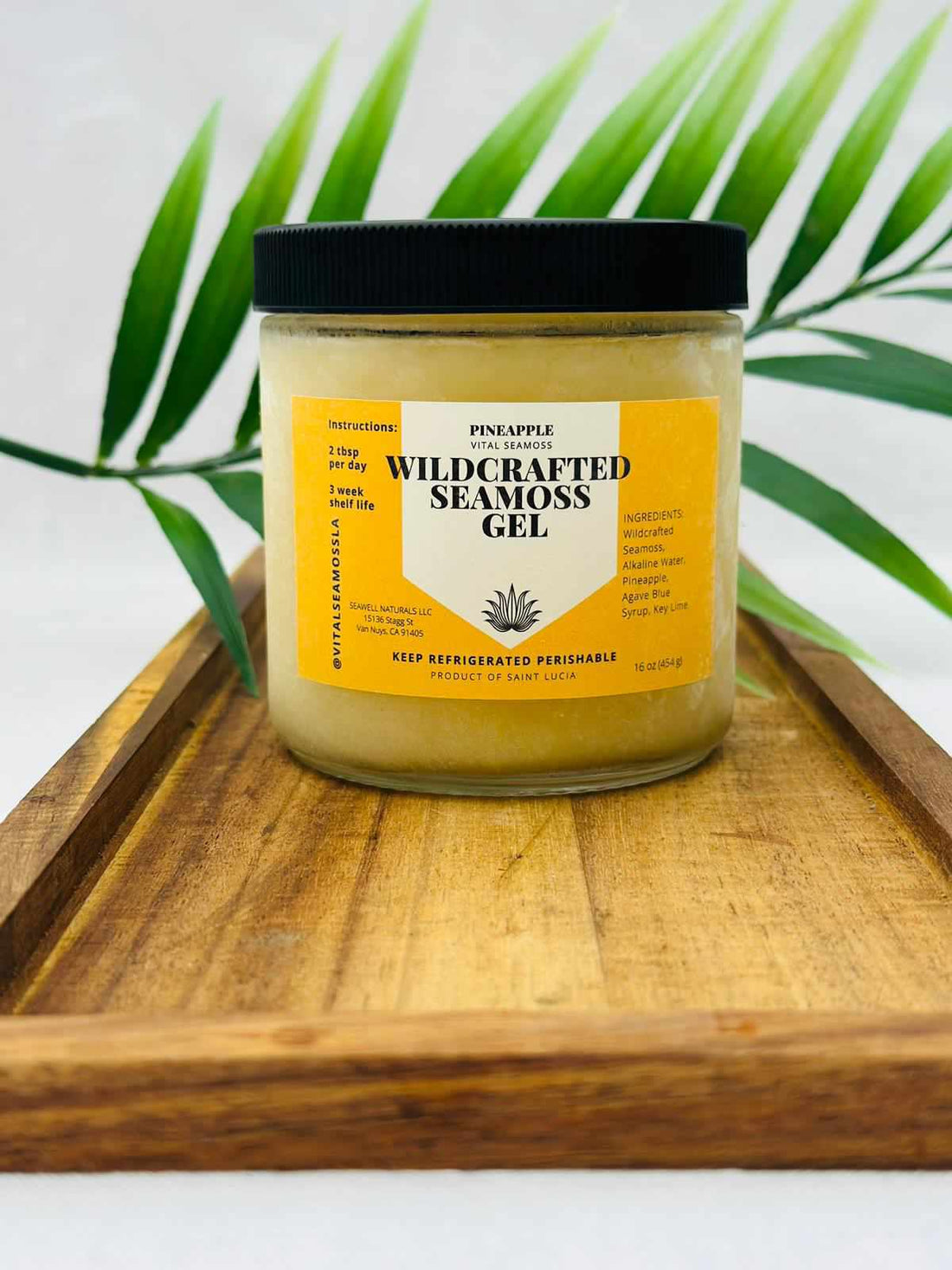 Wildcrafted Pineapple Sea moss