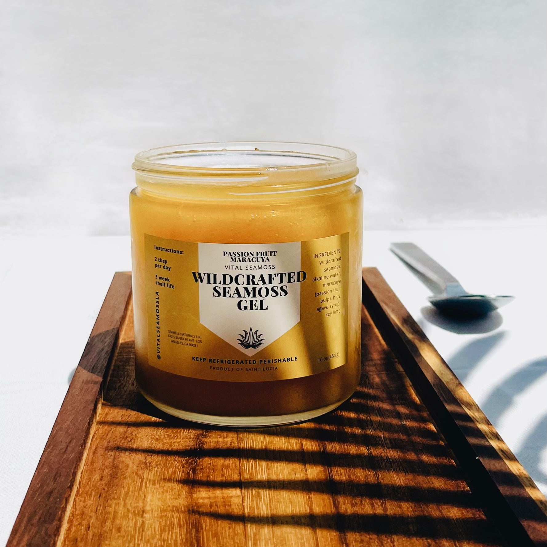 Wildcrafted Passion Fruit Sea moss